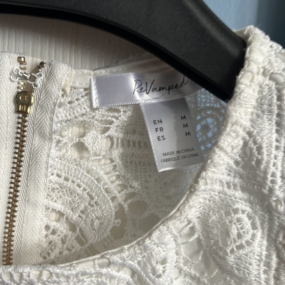 ReVamped lace/ crochet crop top - Picture 2 of 11